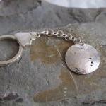 Silver Aries Keyring: The Constellation Of Aries..