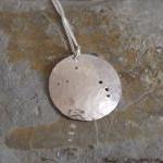 Silver Aries Pendant: The Constellation Of Aries..